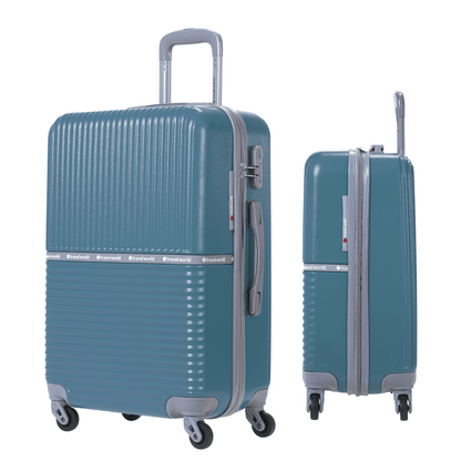 Set de 3 valises Rigides (L-76cm) (M-66cm) (S-56cm) AXA BLUE GREY