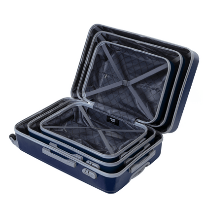 Set de 3 valises Rigides (L-76cm) (M-66cm) (S-56cm) AXA NAVY