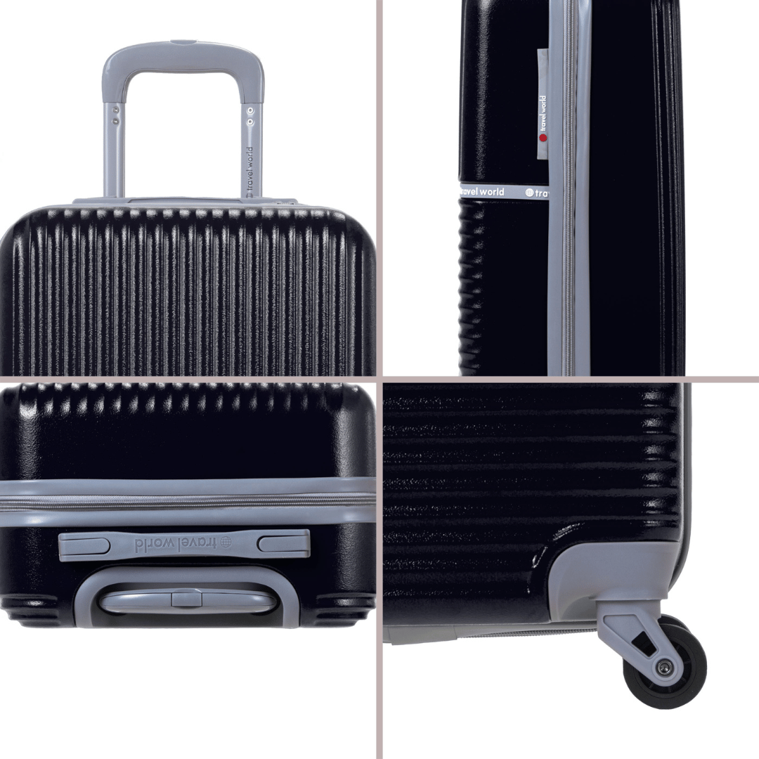 Set de 3 valises Rigides (L-76cm) (M-66cm) (S-56cm) AXA NOIR