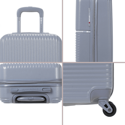 Set de 3 valises Rigides (L-76cm) (M-66cm) (S-56cm) AXA SILVER