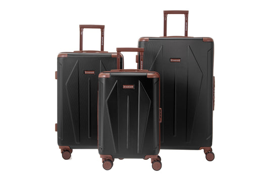 Ensemble de 3 valises rigides S/M/L STA BLACK