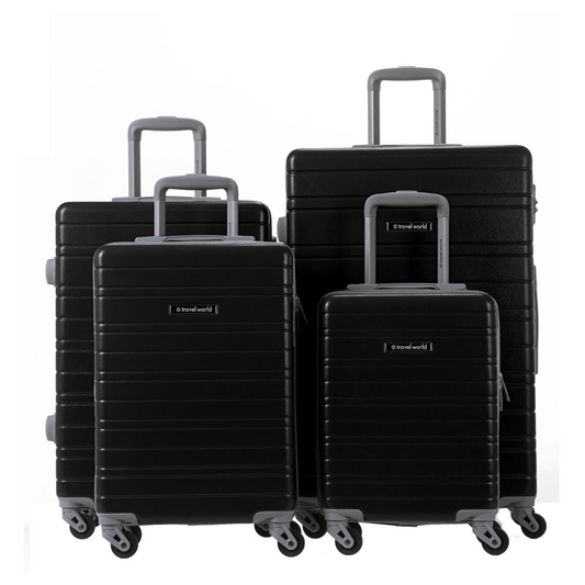 Set de 4 valises Rigides (L-76cm) (M-66cm) (S-56cm) (XS-45cm) BBH BLACK