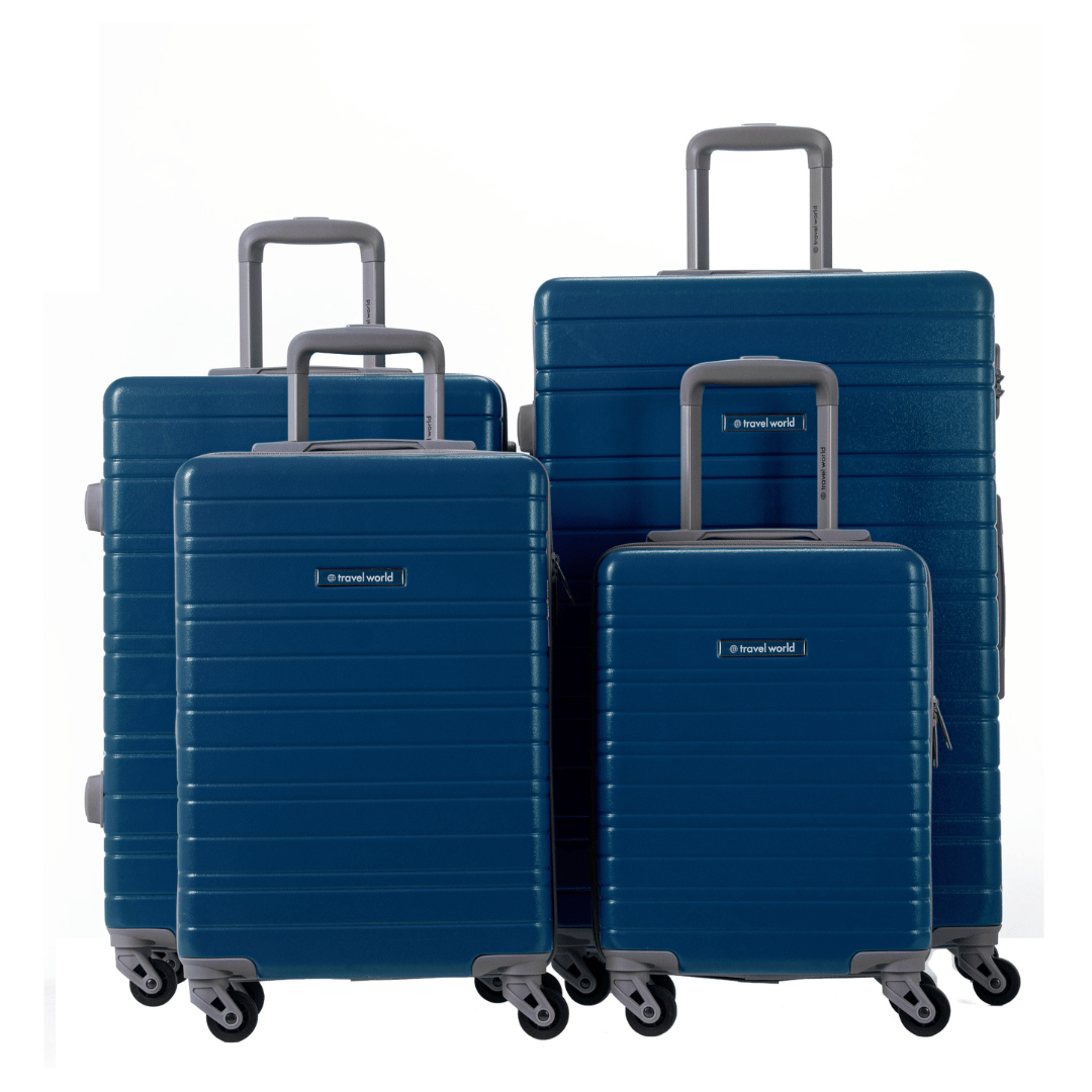 Set de 4 valises Rigides (L-76cm) (M-66cm) (S-56cm) (XS-45cm) BBH DARK BLUE GREEN