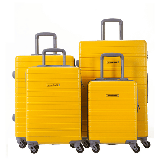 Set de 4 valises Rigides (L-76cm) (M-66cm) (S-56cm) (XS-45cm) BBH DARK YELLOW