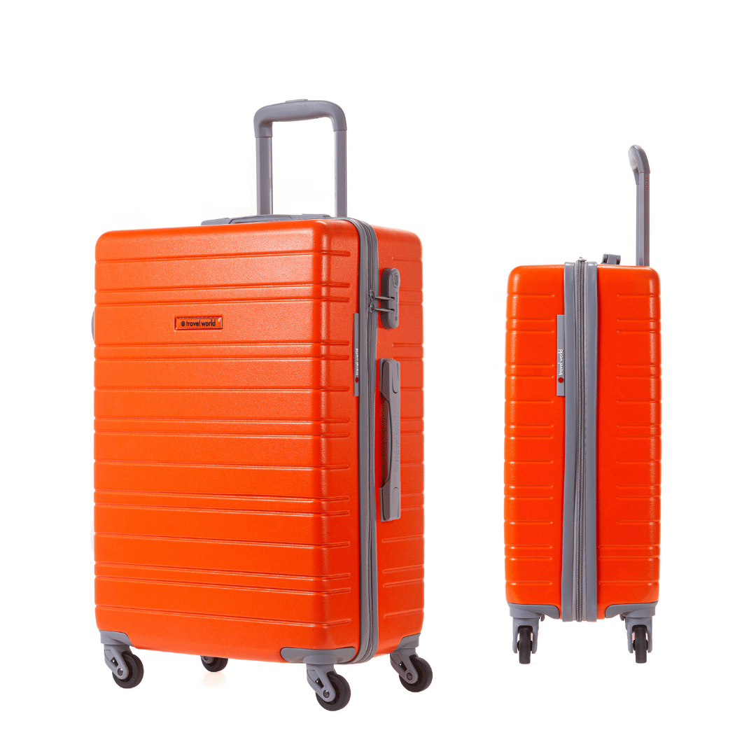 Set de 4 valises Rigides (L-76cm) (M-66cm) (S-56cm) (XS-45cm) BBH ORANGE