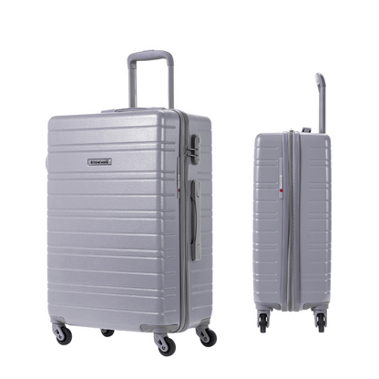 Set de 4 valises Rigides (L-76cm) (M-66cm) (S-56cm) (XS-45cm) BBH SILVER