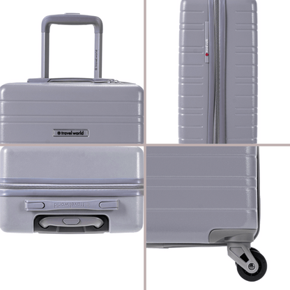 Set de 4 valises Rigides (L-76cm) (M-66cm) (S-56cm) (XS-45cm) BBH SILVER