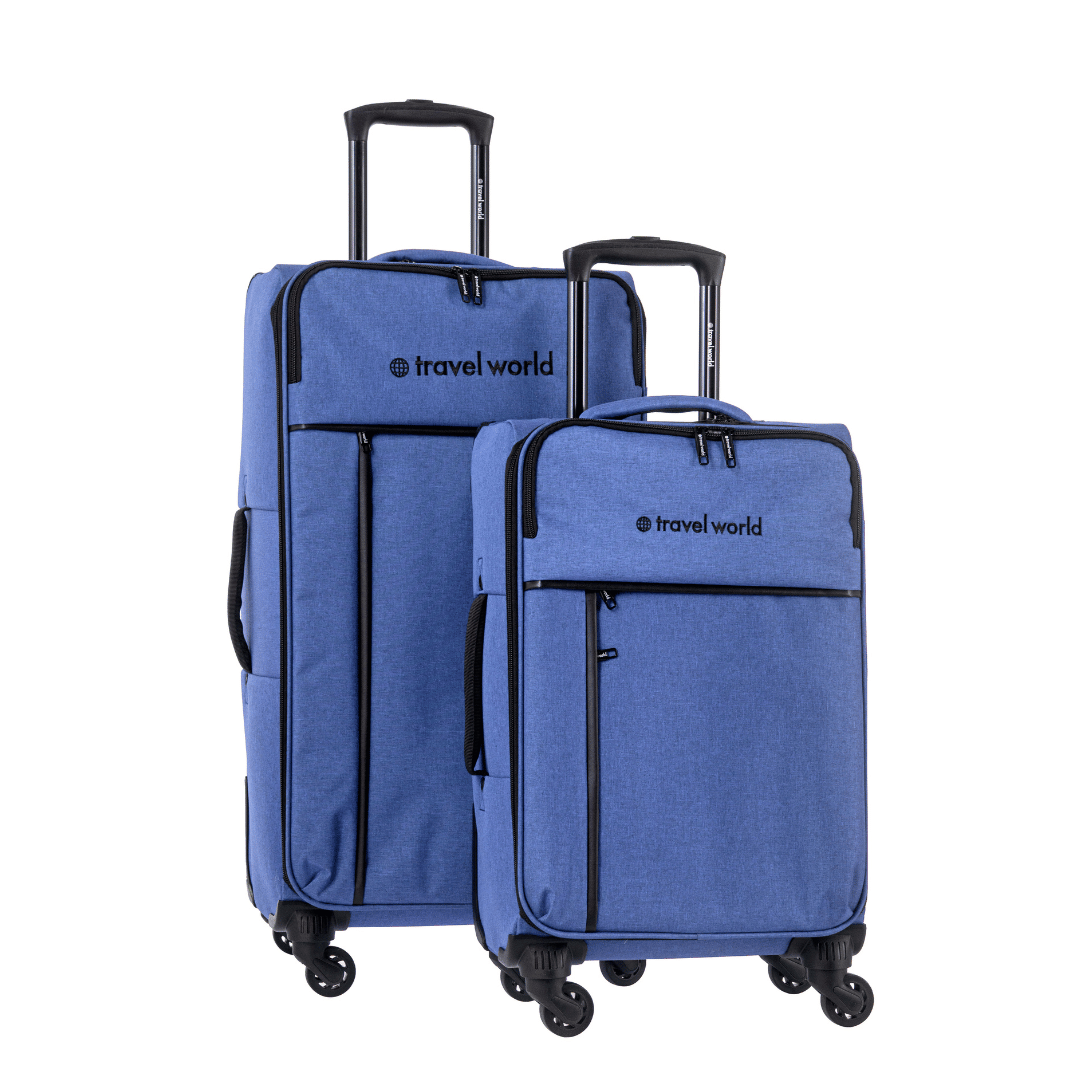 Set de 2 valises Souple  (L-76cm) (S-56cm) BAP BLUE KLEIN