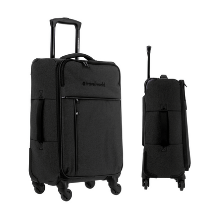 Set de 2 valises Souple  (L-76cm) (S-56cm) BAP BLACK