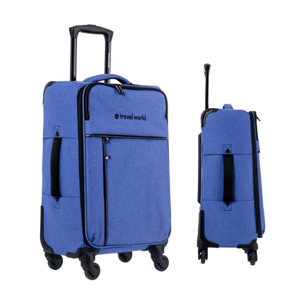 Set de 2 valises Souple  (L-76cm) (S-56cm) BAP BLUE KLEIN