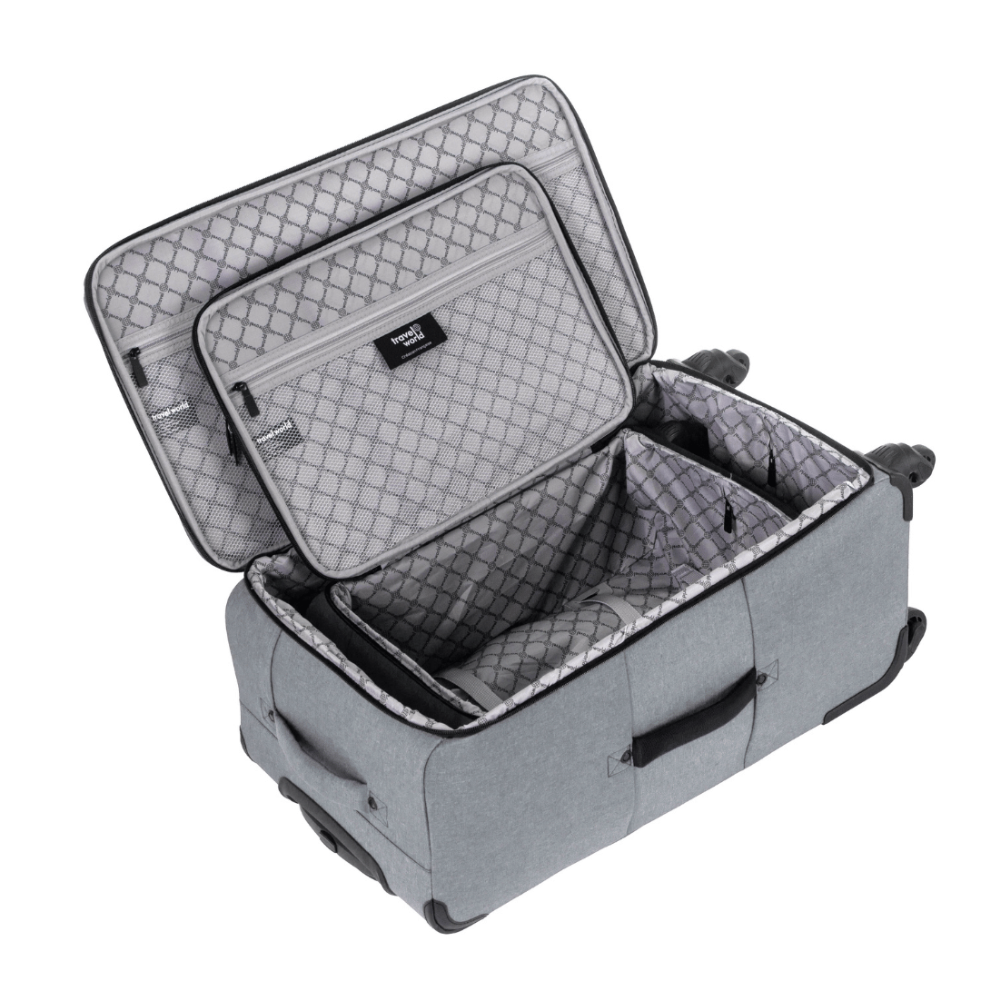 Set de 2 valises Souple  (L-76cm) (S-56cm) BAP SILVER