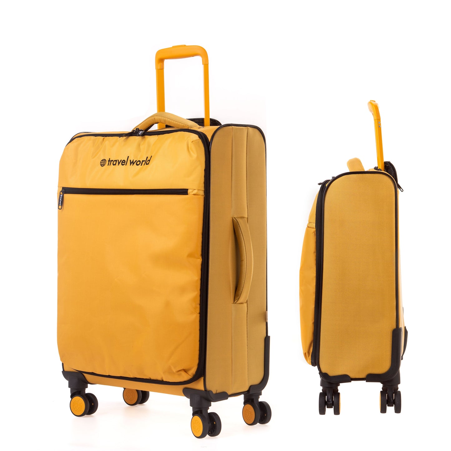 Set de 3 valises Souples  S/M/L HIPPO DARK YELLOW