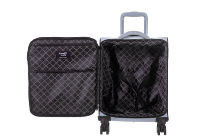 Set de 3 valises Souples S/M/L HIPPO SILVER