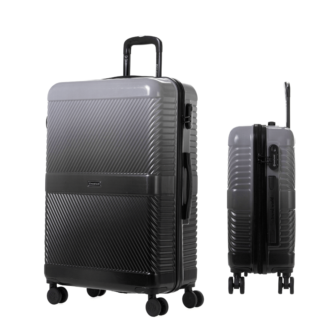 Set de 2 valises Rigide  (L-76cm) (S-56cm) DTW BLACK